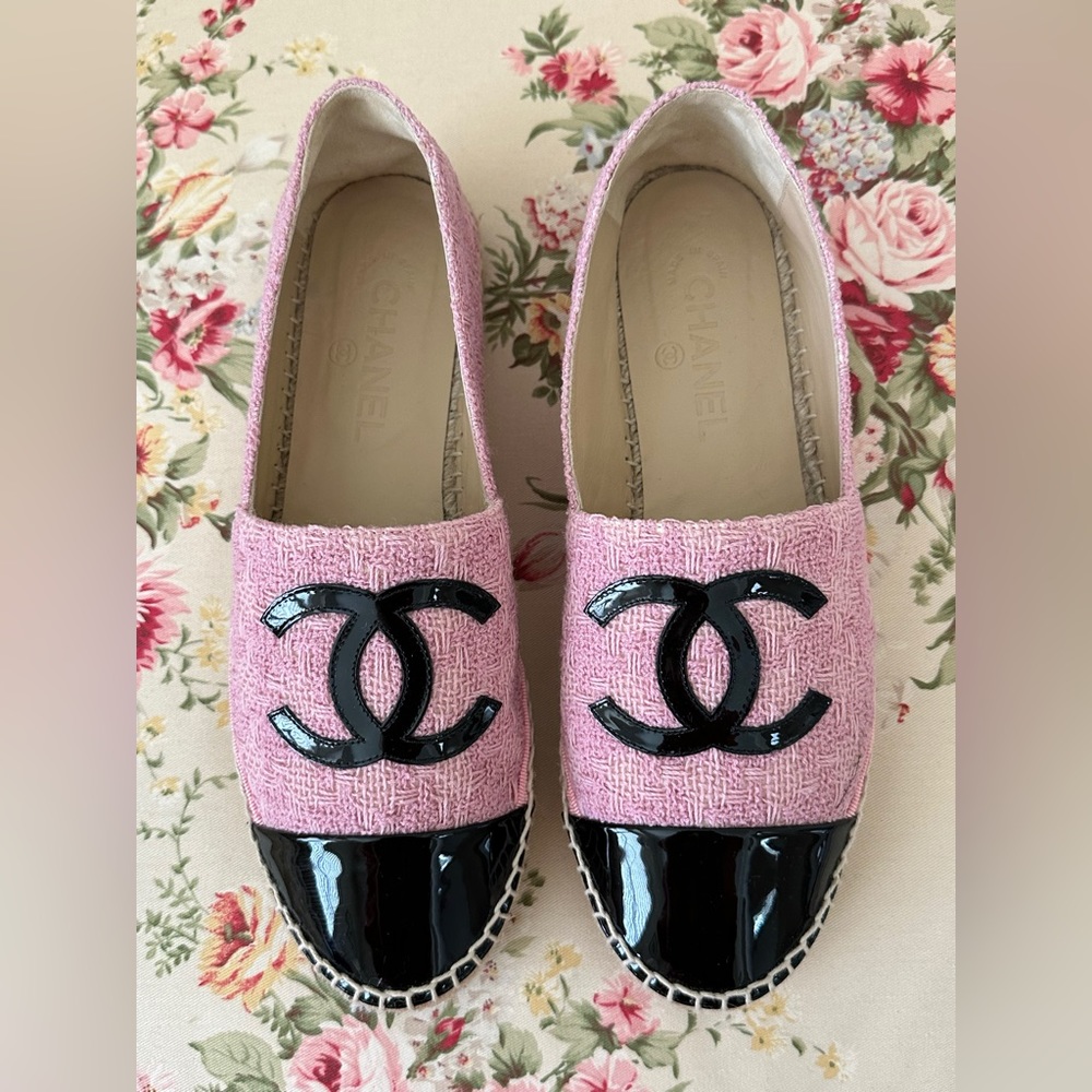 Authentic Chanel Espadrilles.